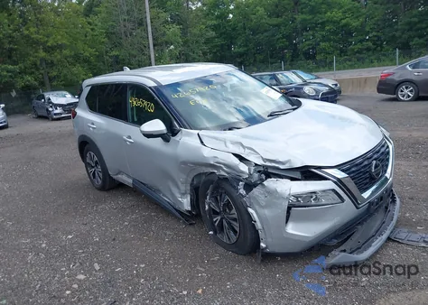 2021 Nissan Rogue Sv из США, поврежденный, VIN 5N1AT3BB8MC736504